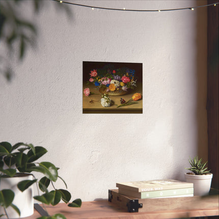 Flower Still Life by Ambrosius Bosschaert Matte Horizontal Posters