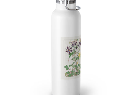 Aquilegia Flower by Tanigami Kônan Copper Vacuum Insulated Bottle, 22oz
