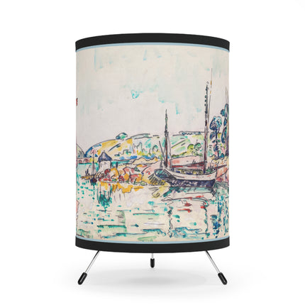 Concarneau by Paul Signac Tripod Lamp