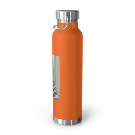 Cadmus Beheld a Female Figure by Virginia Frances Sterrett Copper Vacuum Insulated Bottle, 22oz