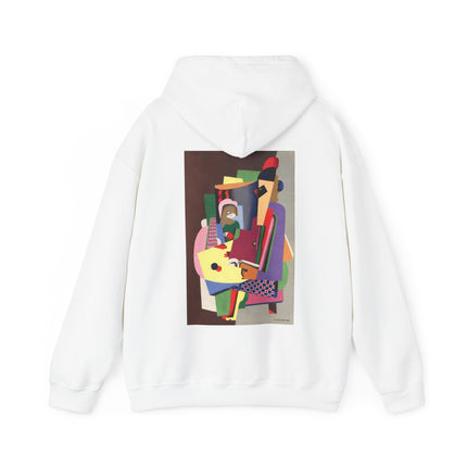 The Piano Lesson by Georges Valmier Heavy Blend™ Hooded Sweatshirt