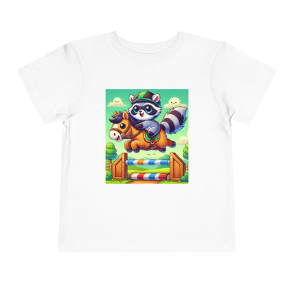 Raccoon Rider Toddler Short Sleeve Tee