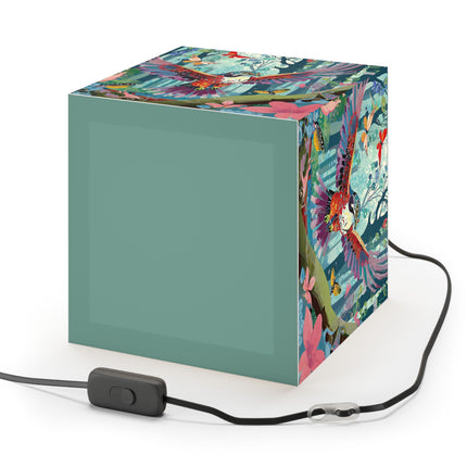 A Colorful Raptor Light Cube Lamp