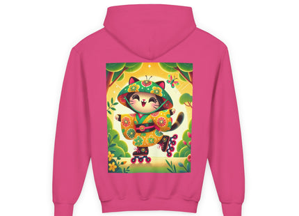 Firefly Dance on Wheels Youth Heavy Blend Hooded Sweatshirt