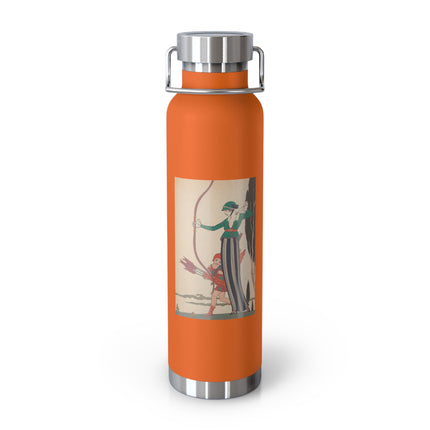 L'Arc Rouge by George Barbier Copper Vacuum Insulated Bottle, 22oz