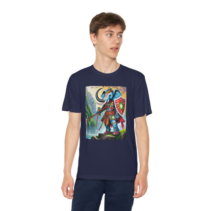 Cyberpunk Elephant Youth Competitor Tee