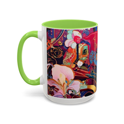 Ethereal Irises Colorful Mugs (11oz, 15oz)