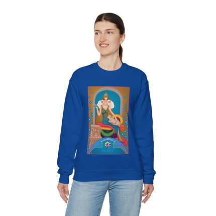 April & Diamond (from the Gem Series) by Sofia Chiostri Heavy Blend™ Crewneck Sweatshirt