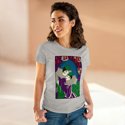 Two Pierrots Women's Midweight Cotton Tee