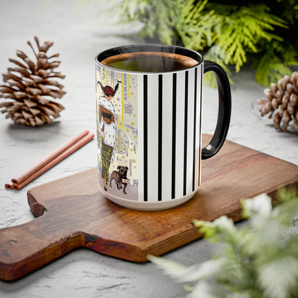 Wrapped in Elegance Colorful Mugs (11oz, 15oz)
