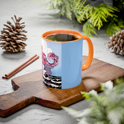 Goddess of the Swirling Sea Colorful Mugs (11oz, 15oz)
