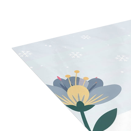 🌹❄️ The Lady Of The Winter Rose Greeting Card – Art Deco Holiday Elegance