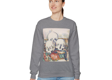 The Three Skulls by Paul Cézanne Unisex Heavy Blend™ Crewneck Sweatshirt