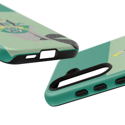 Peacock Dancer Phone Case – Opulent Glamour & Theatrical Elegance