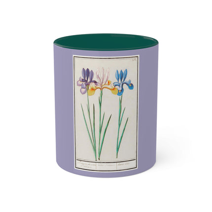 Iris, Iris sibirica by Anselmus Boëtius de Boodt Colorful Mugs, 11oz