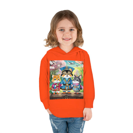 Fluffy Explorers Toddler Pullover Fleece Hoodie