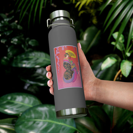 Enchanting Geisha Copper Vacuum Insulated Bottle, 22oz