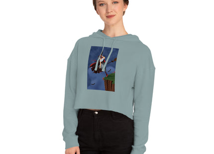 The Enchanted Witch Women’s Cropped Hooded Sweatshirt