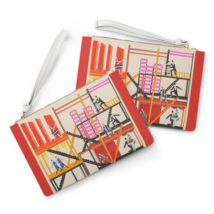 Maquettes de Théatre 4 by Alexandra Exter Clutch Bag