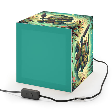 🐊👑 The Swamp Tyrant Light Cube Lamp – Primal Power & Bog Dominion
