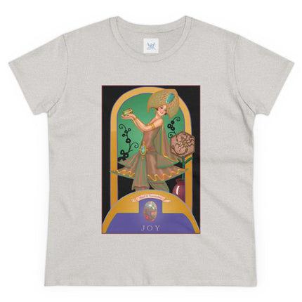 October & Opal, Tourmaline (from the Gem Series) by Sofia Chiostri Women's Midweight Cotton Tee