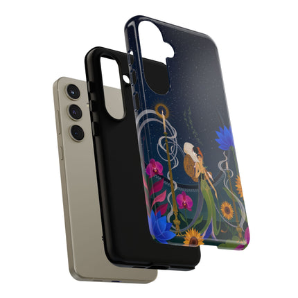 🌙🕯️ The Lady Of The Midnight Garden Phone Case – Art Deco Nocturne