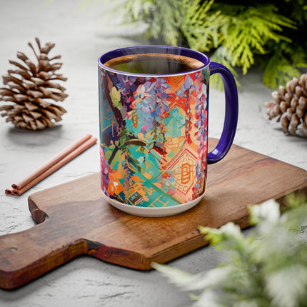 Golden Wisteria Symphony Colorful Mugs (11oz, 15oz)