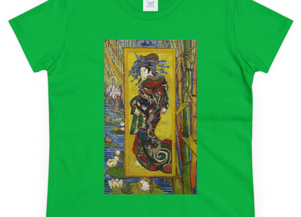 Courtesan (after Eisen) by Vincent van Gogh Women's Midweight Cotton Tee