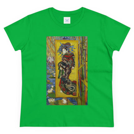 Courtesan (after Eisen) by Vincent van Gogh Women's Midweight Cotton Tee