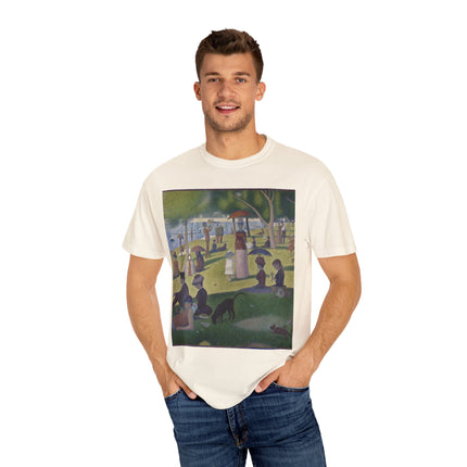 A Sunday on La Grande Jatte by Georges Seurat Unisex Garment-Dyed T-shirt