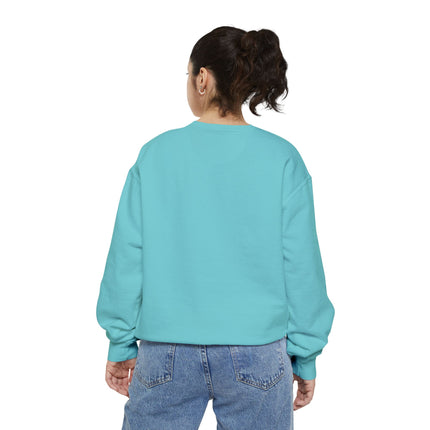 Whimsical Halloween Mischief Unisex Garment-Dyed Sweatshirt