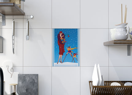 Snowfall & Couture Ceramic Tile