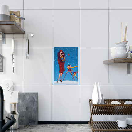 Snowfall & Couture Ceramic Tile