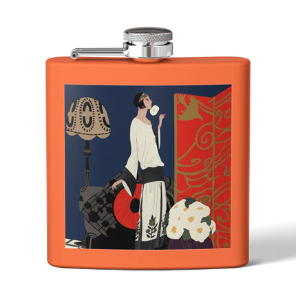 Art Deco Flapper Flask – Elegant Sip & Timeless Style