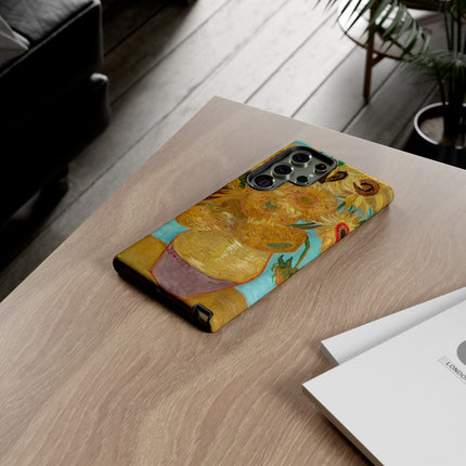 Vase with Twelve Sunflowers by Vincent Van Gogh Phone Cases