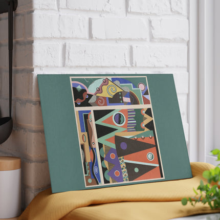 Collection decors et couleurs Pl.03 by Georges Valmiers Glass Cutting Board