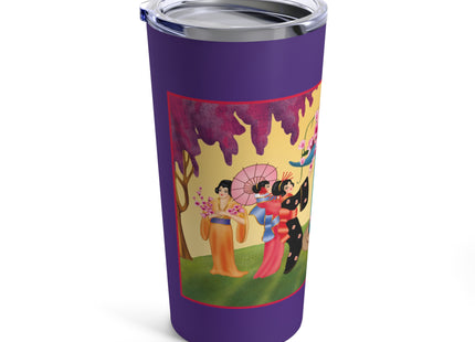 A Dance of Colors and Serenity by Carlo Chiostri Tumbler 20oz