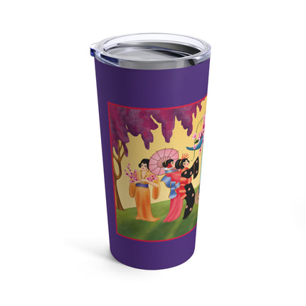 A Dance of Colors and Serenity by Carlo Chiostri Tumbler 20oz