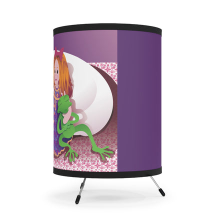 Joy of Friendship Tripod Lamp with High-Res Printed Shade, US\CA plug