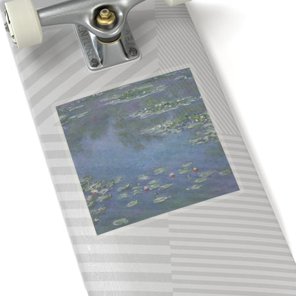 Water Lilies by Claude Monet Kiss-Cut Stickers (4 Sizes)