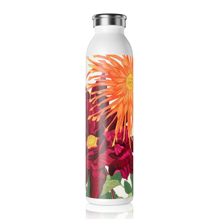 Dahlia Flower by Tanigami Kônan Slim Water Bottle