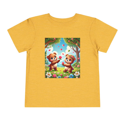 Teddy Bear Friendship Toddler Short Sleeve Tee