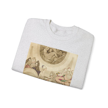 Sur talons rouges (On Red Heels) pl 01 by Gerda Wegener Heavy Blend™ Crewneck Sweatshirt