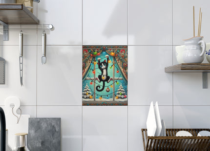 Mischief in Tinselland Ceramic Tile