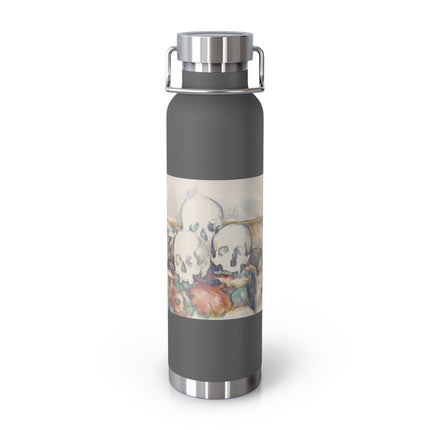 The Three Skulls by Paul Cézanne Copper Vacuum Insulated Bottle, 22oz