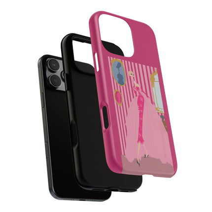 Lady in Pink Phone Case – Graceful Sophistication