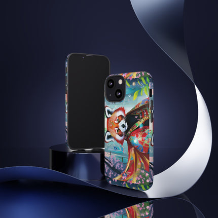 Cybernetic Red Panda Phone Cases