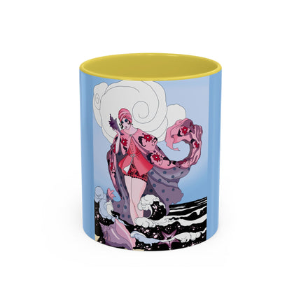 Goddess of the Swirling Sea Colorful Mugs (11oz, 15oz)