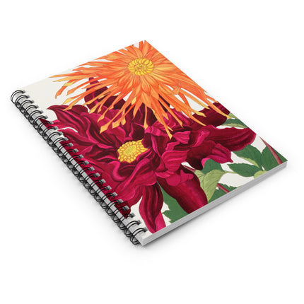 Dahlia by Tanigami Kônan Spiral Notebook - Ruled Line