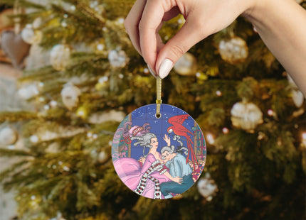 The Jealous Parrot Glass Ornament